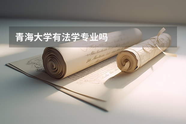 青海大学有法学专业吗